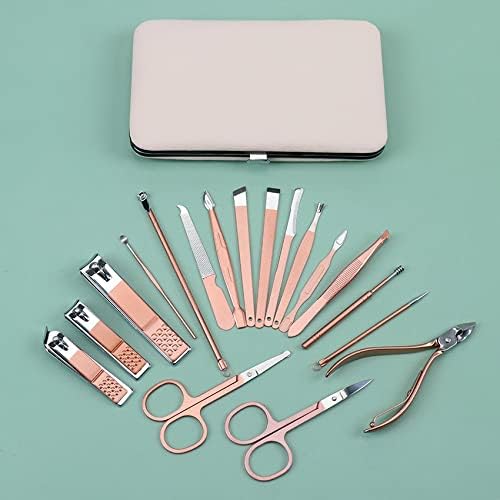 SET DE MANICURA Y PEDICURA DE 18 Piezas