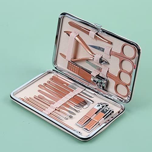 SET DE MANICURA Y PEDICURA DE 18 Piezas