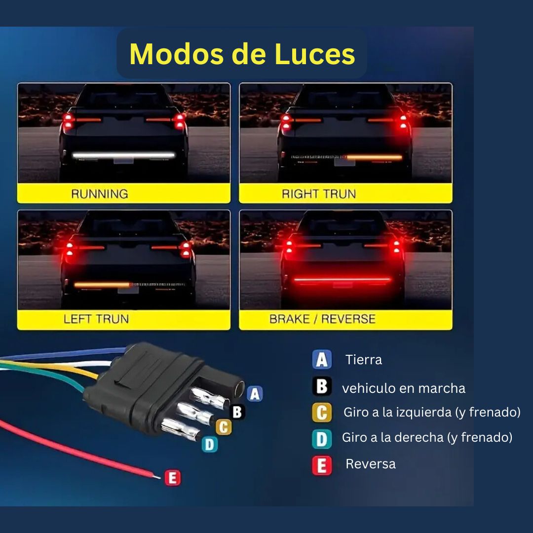 Tira de Luz LED para vehiculos (de 1,2 mts.)