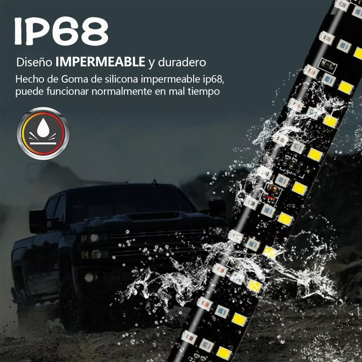Tira de Luz LED para vehiculos (de 1,2 mts.)