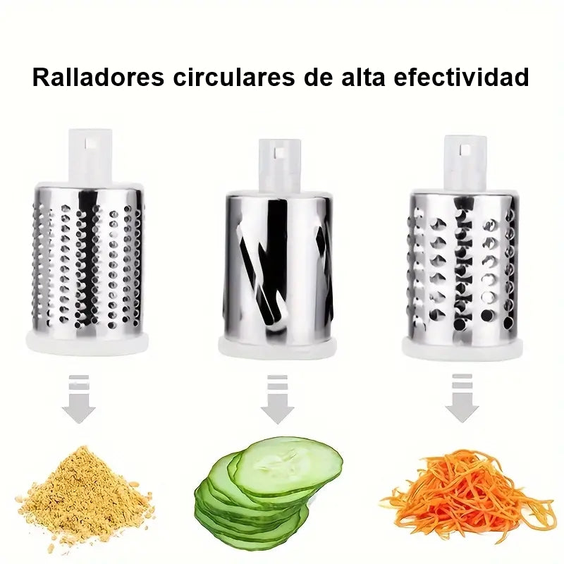 RALLADOR MANUAL DE FRUTAS Y VERDURAS (3 en 1)