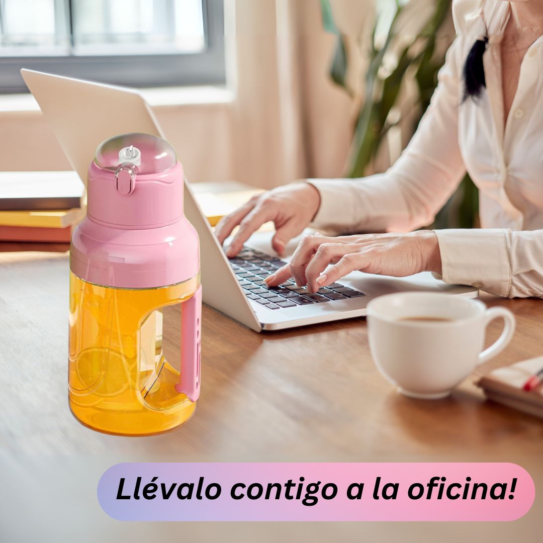 Termo Vaso Licuadora portátil recargable USB (1.5 Litros)